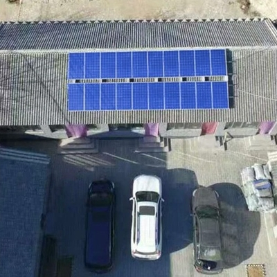 Дом крыша Off-gridFor электрической системы панели солнечных батарей школьного здания солнечный Bifacial конкретная и плоская