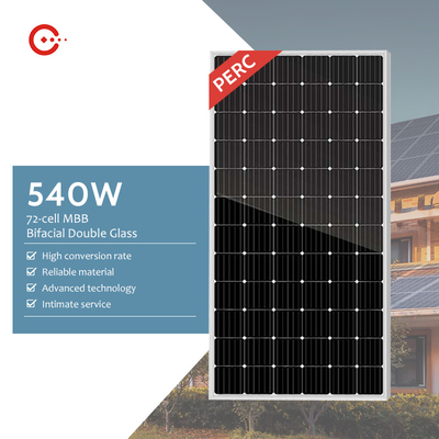 Цена панели солнечных батарей кремния модулей PV стекла двойника Rixin 550w Monocrystalline