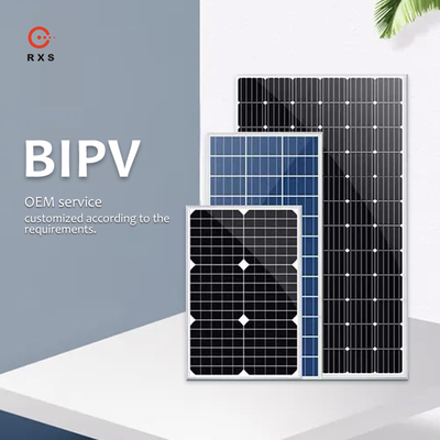 Панели солнечных батарей Perc панелей солнечных батарей неполной вырубки BIPV Monocrystalline Bifacial Mono