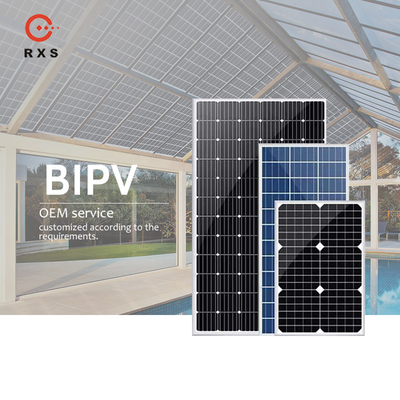 Прозрачные панели солнечных батарей BIPV фотовольтайческие для черепиц парника и окна