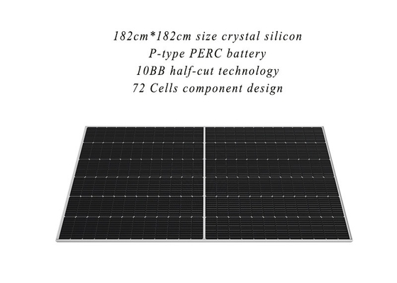 530W 540W 550W большинств панель солнечных батарей полуячейки панелей солнечных батарей эффективности фотовольтайческая Mono