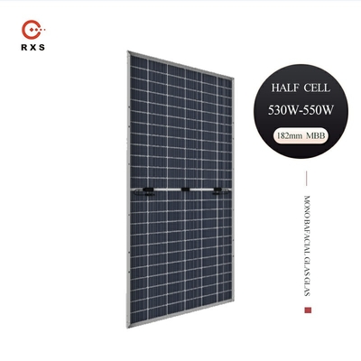 Гонт панелей солнечных батарей 500W 550W запаса BIPV Европы солнечные настилая крышу
